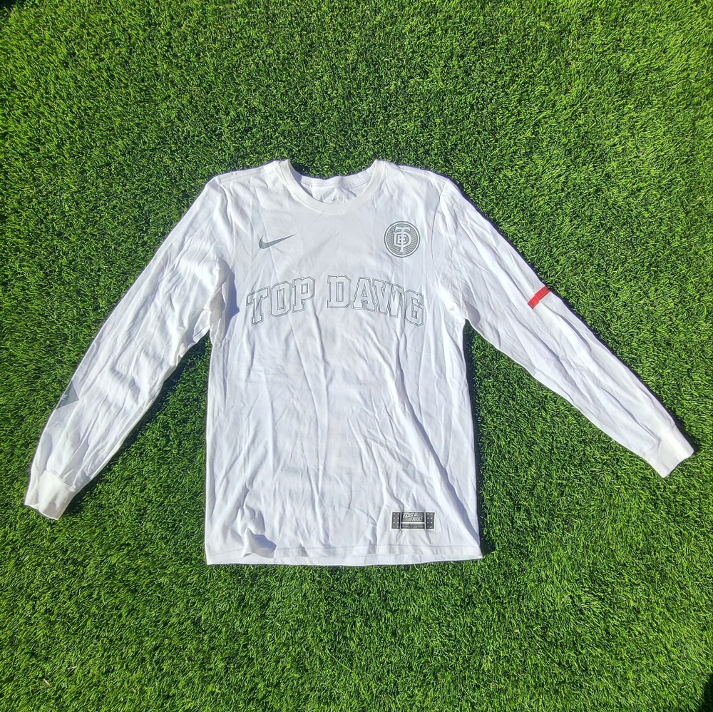 TDE White Long Sleeve Shirt
